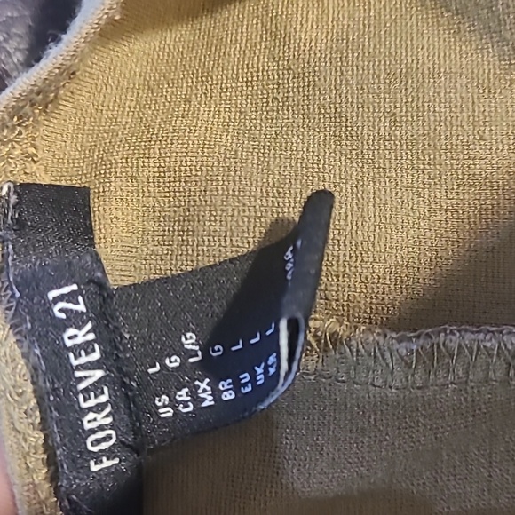 Olive midi body con dress - Picture 3 of 3